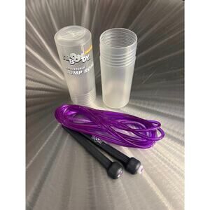 Iron Body Adjustable Jump Rope Purple - Excellent Condition!